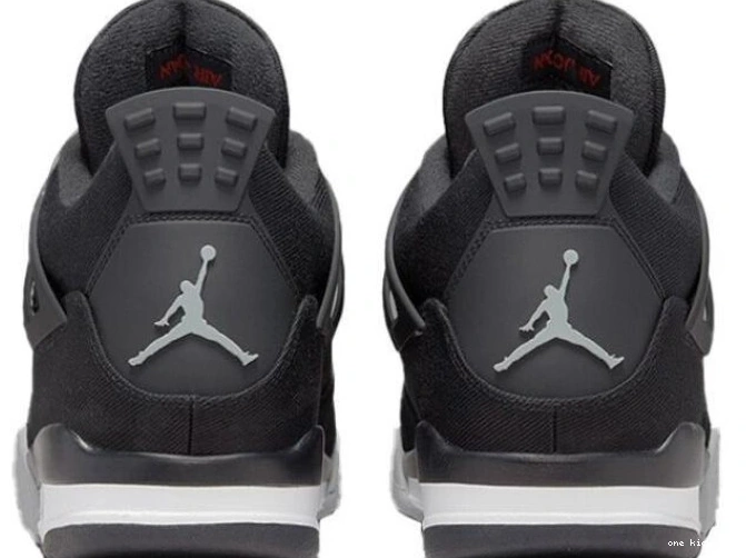 Chep Onekick Jordan 4 Retro DH7138-006 SE Black CANVAS 0616